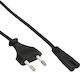 InLine Euro / IEC C7 - Euro / IEC C7 Cable 5m Black (16654F)