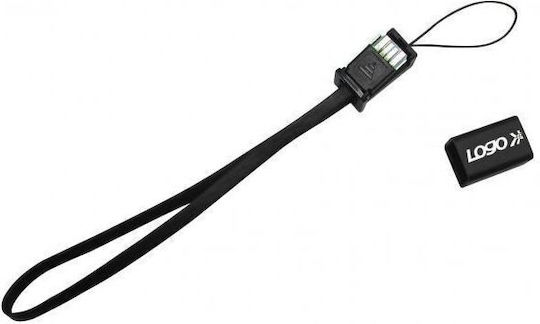 Logo Collection USB 2.0 Cablu USB-A - USB-B Negru 0.3m 33628