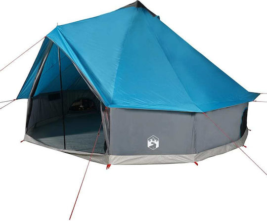 vidaXL Campingzelt Teepee Blau Für 6 Personen
