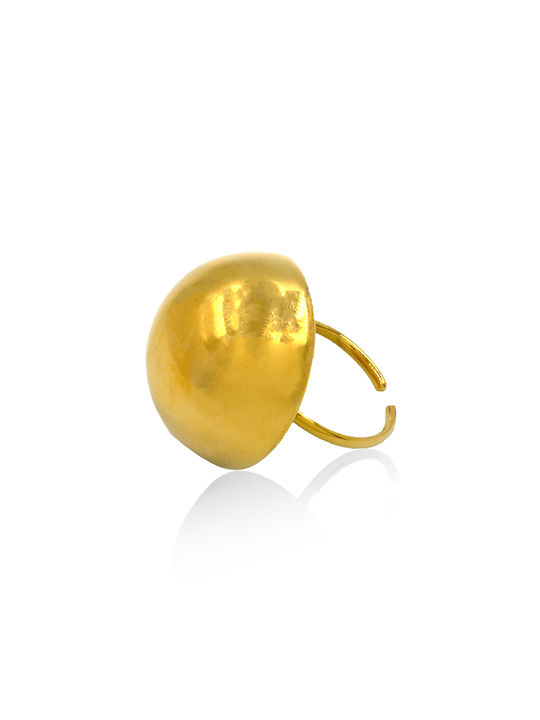 Awear Women's Gold Plated Steel Ring