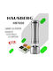 Hausberg Set Electric Râșnițe Condimente Inox în Culoare Gri 22cm 1buc