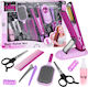 Jokomisiada Set Hair Salon & Hair Straightener Brush Friseurspiel