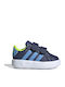 GRAND COURT 2.0 Παιδικά Sneakers με Σκρατς Navy Μπλε