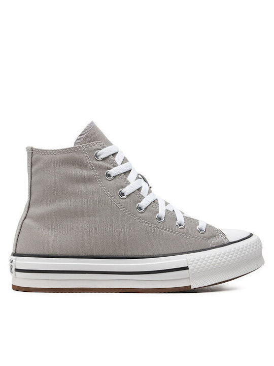 Converse Παιδικά Sneakers High Γκρι