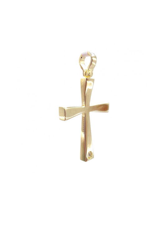 Velegrakis Women's Gold Cross 14K