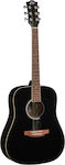 Eko Semi-Acoustic Guitar Ranger 6 Black