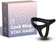 Armony Cock Ring Schwanz Silikon Schwarz