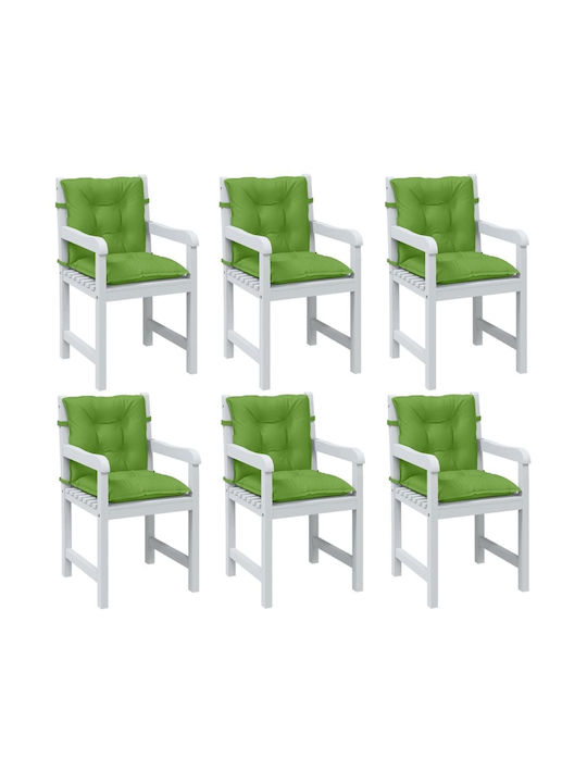 vidaXL Garden Chair Cushion with Backrest Green...