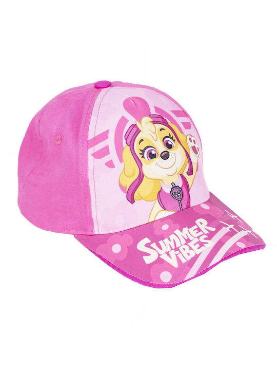 Cerda Kids' Hat Fabric Paw Patrol Skye Summer Time Fuchsia