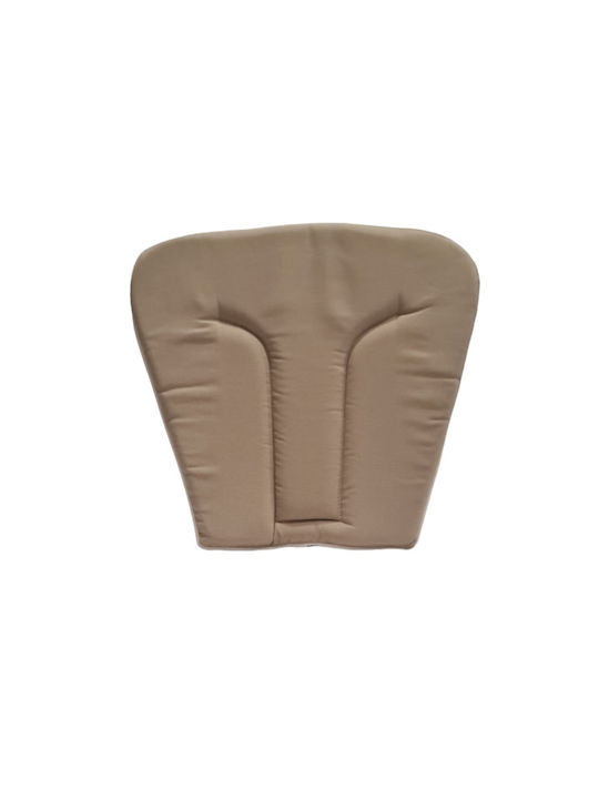 Be Comfy Waterproof Garden Chair Cushion with Backrest Beige 33x47cm