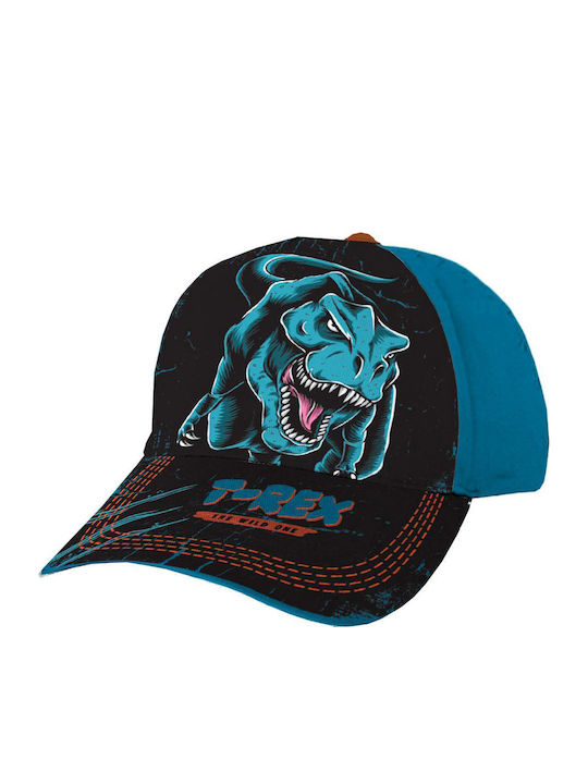 Must Team Kinderhut Jockey Dinosaurier T-Rex Blau