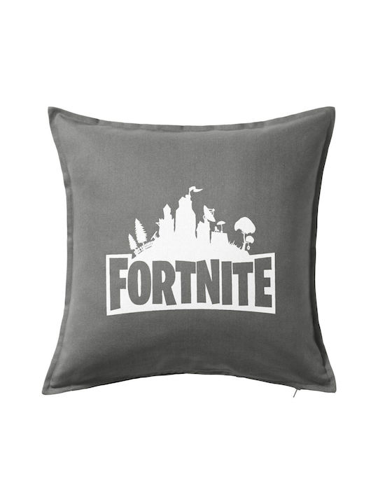 Fortnite Μαξιλάρι Καναπέ Γκρι 100% Βαμβάκι Περι...