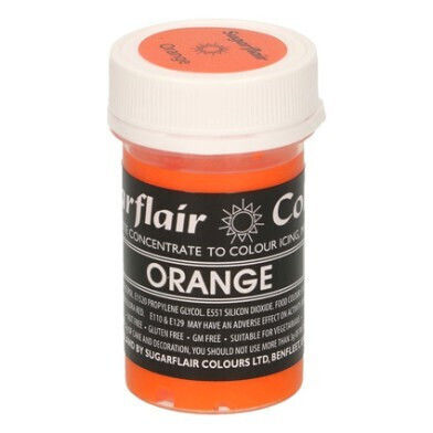 Orange Konzentrierte Essbare Paste 25g Sugarflair