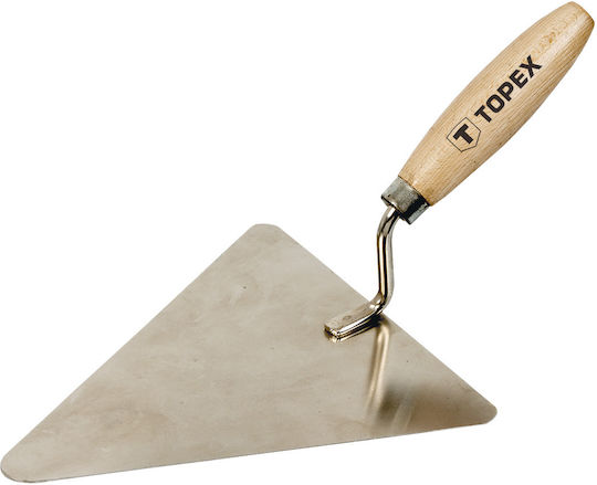 Topex Kelle Inox 180x180mm mit Hölzernes Griff 13A100