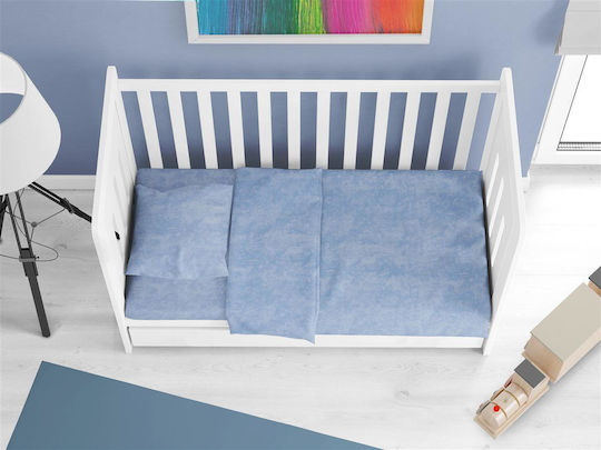 Dimcol Baby Duvet Cover Bebe Premium Shadow Sky blue 120x160cm