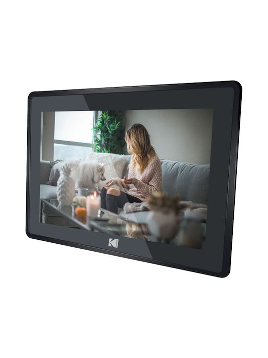 Kodak Digital Photo Frame with Touch Screen 10" Resolution 1280x800 with WiFi Black RCF-106H