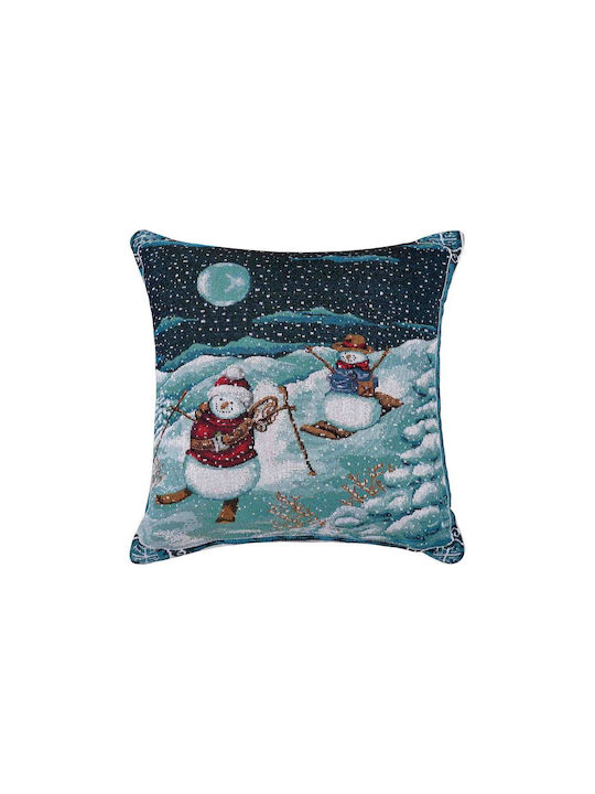 Silk Fashion Christmas Decorative Square Pillow...