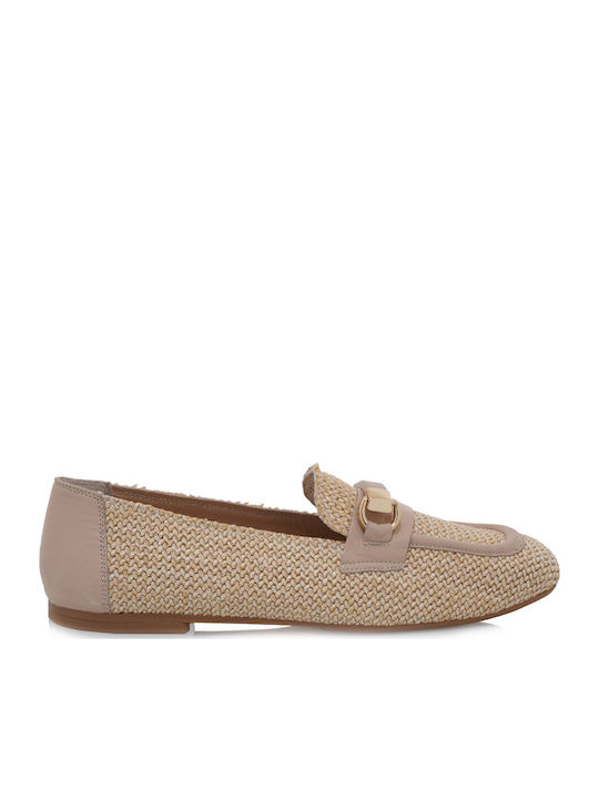 Γυναικεία Loafers σε Μπεζ Χρώμα