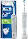 Oral-B Vitality 100 Cross Action Ηλεκτρική Οδοντόβουρτσα Γκρι