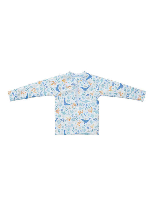 Little Dutch Kinder Badeanzug UV-Schutz (UV) Langarm-Shirt Ocean Dreams Blue