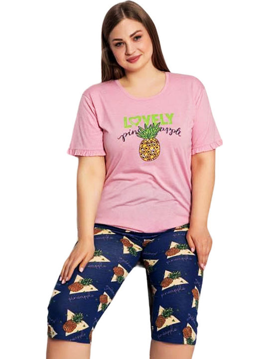 Boyraz Set Pijamale pentru Femei Pink