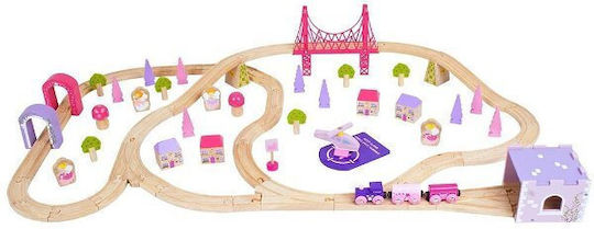 Big Jigs Set with Train made of Wood for 3+ years+ Years