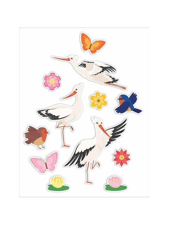 LearnHow Kids Window Sticker 12pcs