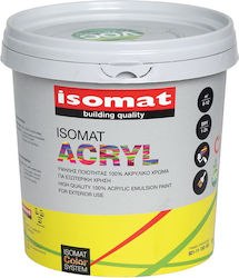 Isomat Acryl Plastic Vopsea pentru Utilizare Extern Alb 750ml