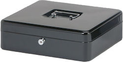 Φ-Plast Cash Box with Lock Black CB12-01