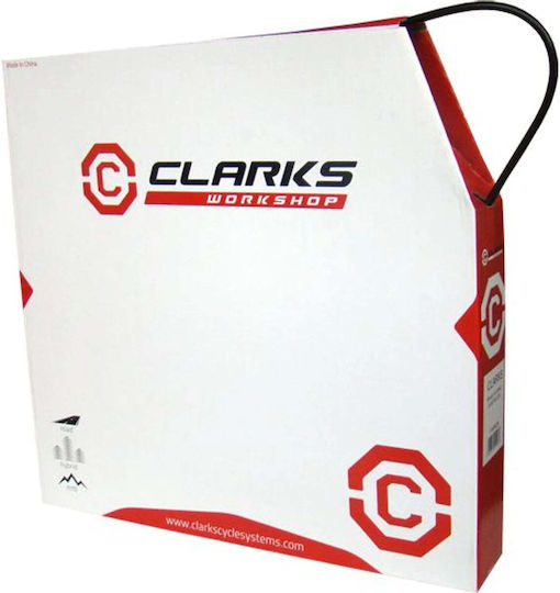 Clarks Clark's 2p Teflon Brake Casing 5mm X 30 Meters White