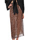 Madame Shou Shou Skirt Leopard in Brown color