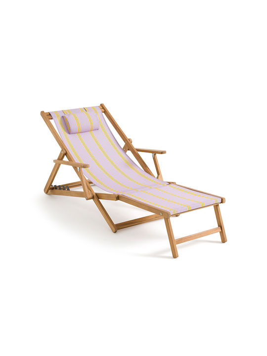 Sezlonguri Lemn Cu brațe Acacia 156x69x87cm