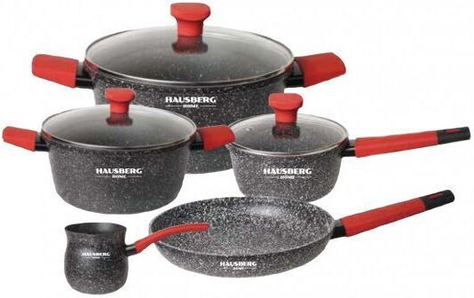 Hausberg Töpfe & Pfannen Sets 8-teilig