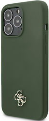 Guess Back Cover Silicone / Plastic Durable Green (iPhone 13 Pro)