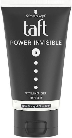 Taft Taft Power Invisible für unsichtbaren, lang anhaltenden, unsichtbaren Halt ohne zu kleben No5 Haargel 150ml