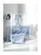 Vesta Home Κουνουπιέρα Κούνιας Lambi από Τούλι Μπλε 490x490εκ.