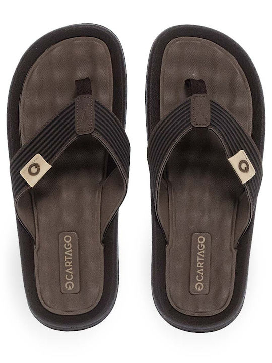 Herren Flip Flops Braun