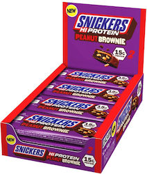 Snickers Hiprotein Batoane Proteice cu Aromă Peanut Brownie 12x50gr