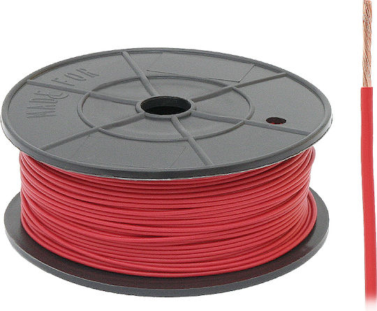 Blow Netzkabel mit Durchmesser 1x2.5mm² in Rot Farbe 100m 1Stück