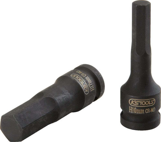 Ks Tools Μακρύ Καρυδάκι με Μύτη Allen και Καρέ Υποδοχής 1/2''