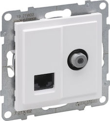 Legrand Suno Πρίζα Δικτύου χωρίς Πλαίσιο Legrand Suno Πρίζα Δικτύου χωρίς Πλαίσιο