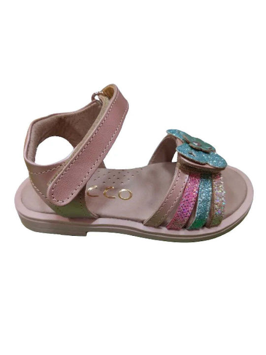 Ricco Mondo Kinder Sandalen Anatomisch Bronze Satine