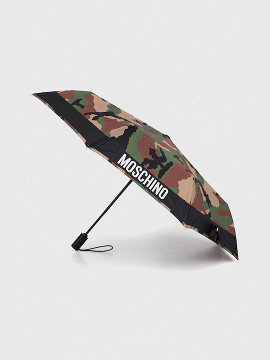 Moschino Regenschirm Kompakt Mehrfarbig