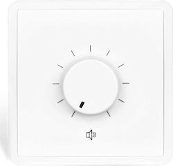 Audac Steckdose Volumen-Regler in Weiß Farbe VC3102/W