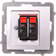 Ospel Socket Speakers in Silver color GG-2g m 18
