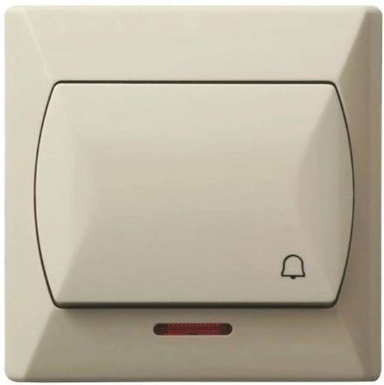 Ospel Knopf Glocke in Beige Farbe ŁP-6AS/01