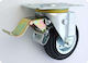 Rotating Wheel made of Rubber with Brake 180x80mm
