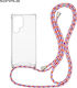 Sonique Rainbow Back Cover Silicone with Strap ...