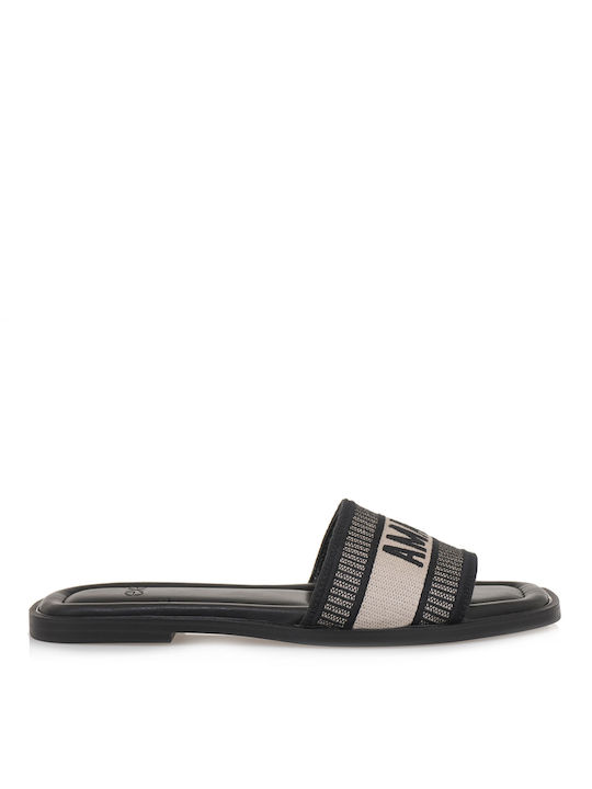 Exe Women's Flat Sandals in Black Color