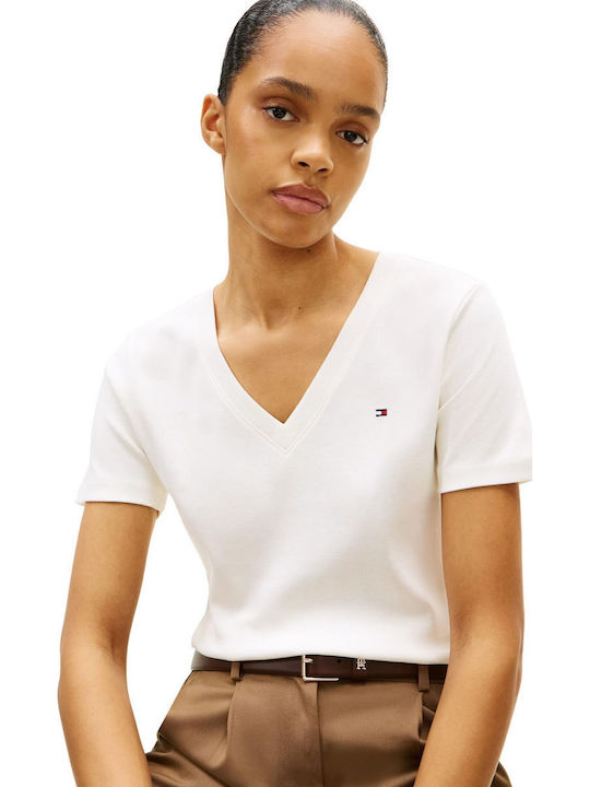 Tommy Hilfiger Γυναικείο T-shirt Λευκό